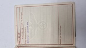 Tysk WW2  Wehrpass med historie 