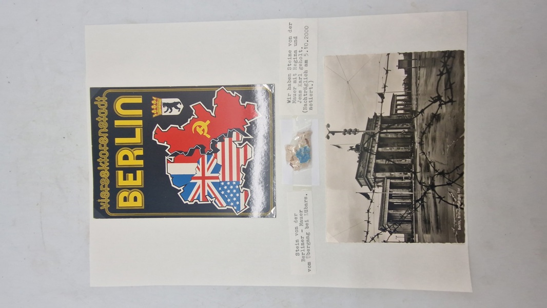 Originalt stykke af Berlin muren 