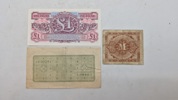 Samling originale ww2 militære pengesedler 