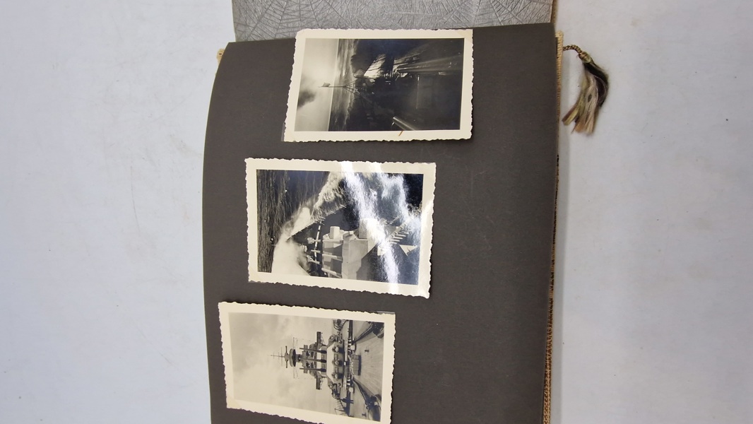 Originalt Krigmarine fotoalbum 