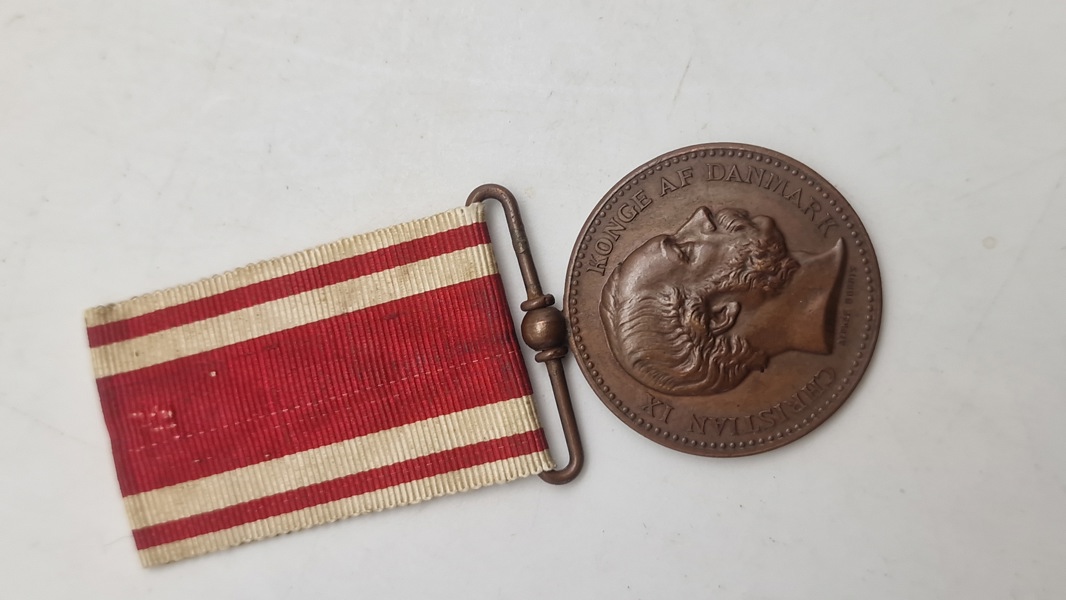 Original 1864 krigs deltager medalje 