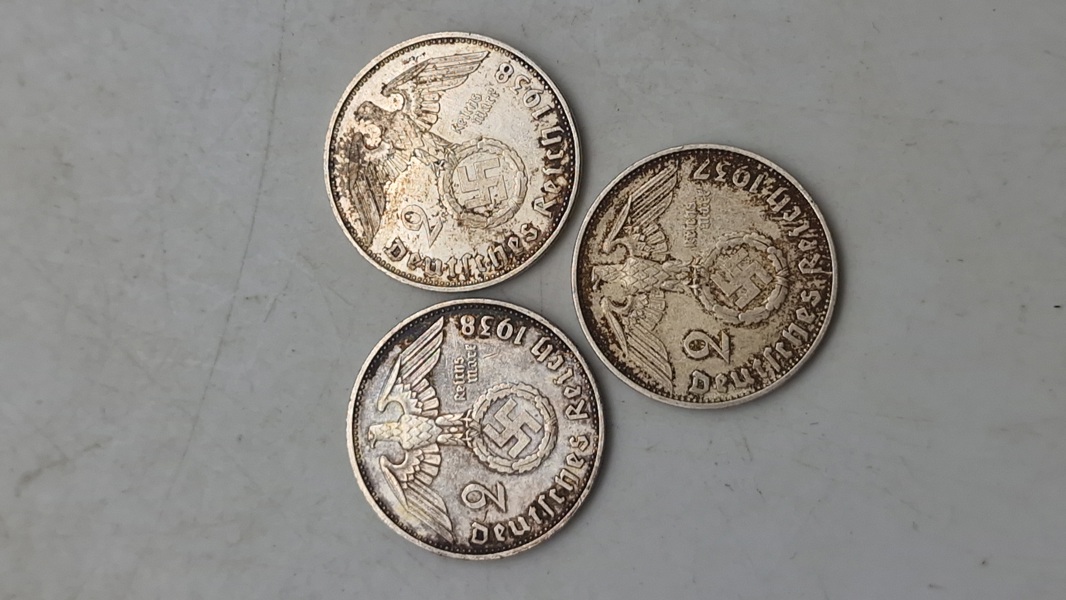 Original Tyske sølvmynter 