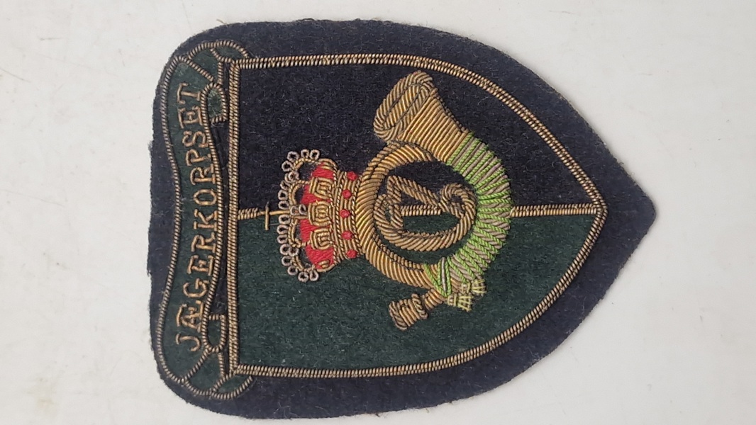 Originalt blazer mærke Jægerkorpset 
