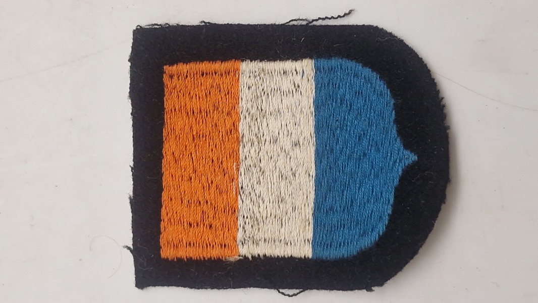 Originalt Sleeve Shield for Dutch Volunteers in the 23th Volunteer Panzer Grenadier Division "Nederland"