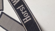 Original  Waffen-SS cuffband HORST WESSEL EM/NCO