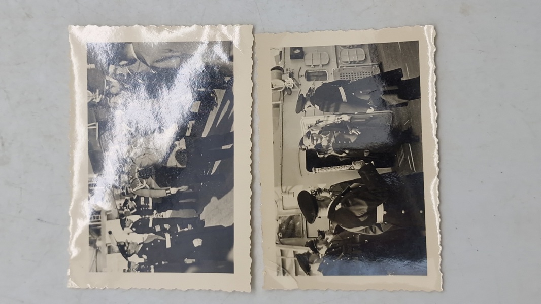 Originale private fotos af Hitler ved krigsskib 