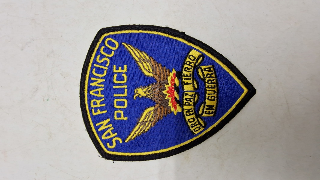 Originalt amerikansk politi mærke 