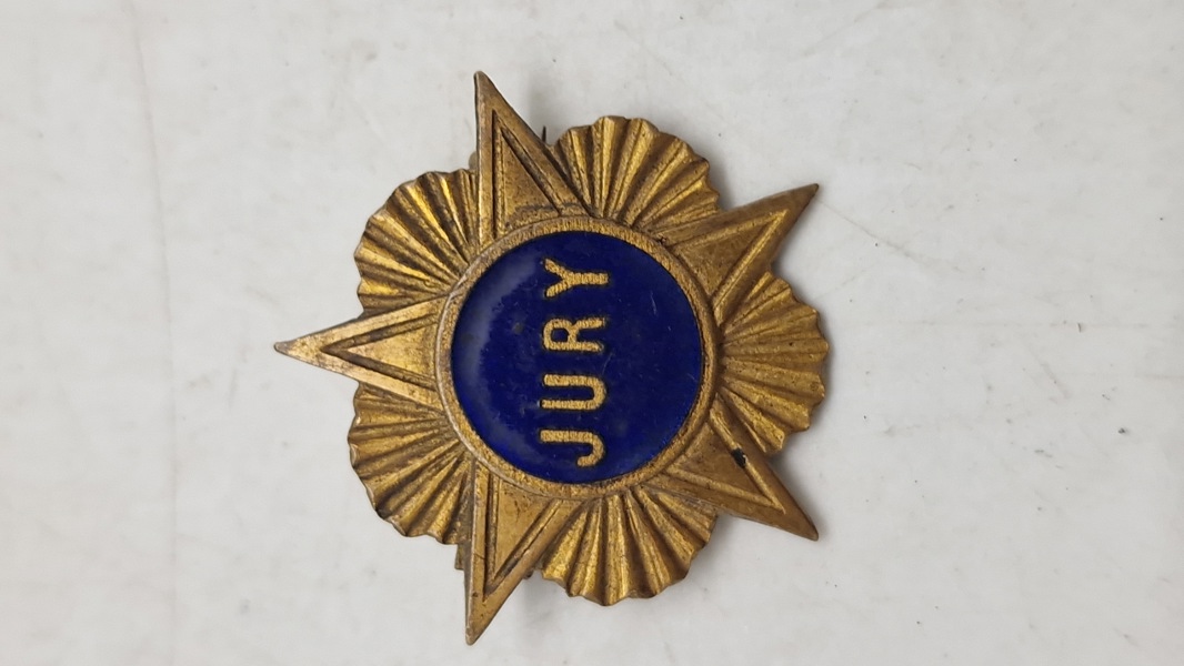 Amerikansk mærke for Jury medlemmer Ca. 1930