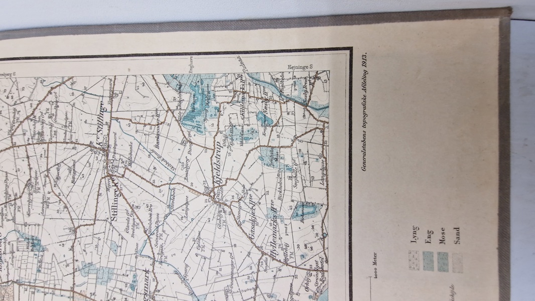 Originalt Dansk M23 hærkort 