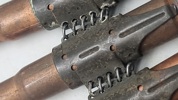 MG 42 Samling originale deaktiverede 8X57JS patroner i bælte, ww2