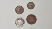 Diverse originale mønter