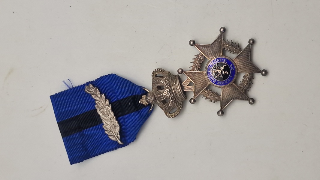 Ridderkors - Belgium, Kingdom. An order of Leopold W V class Knight C 1910