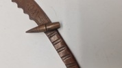 Papirkniv af granat og mønt souvenir 1 VK