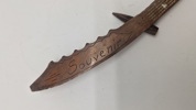 Papirkniv af granat og mønt souvenir 1 VK