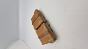 Original brun læder K.43 Magasintaske mærket Ros 44