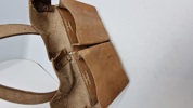 Original brun læder K.43 Magasintaske mærket Ros 44