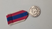 Original fransk forsvarsmedalje (Médaille de la Défense nationale).