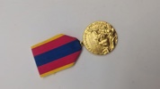 Original fransk nationale forsvarsmedalje (Médaille de la Défense nationale)
