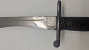 Original WW2 Spanish M1941 Toledo Bolo bajonet med anden montage 