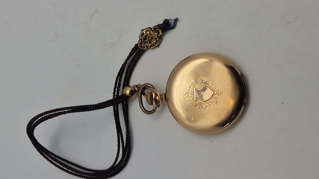 Originalt tysk lommeur gulddubblé