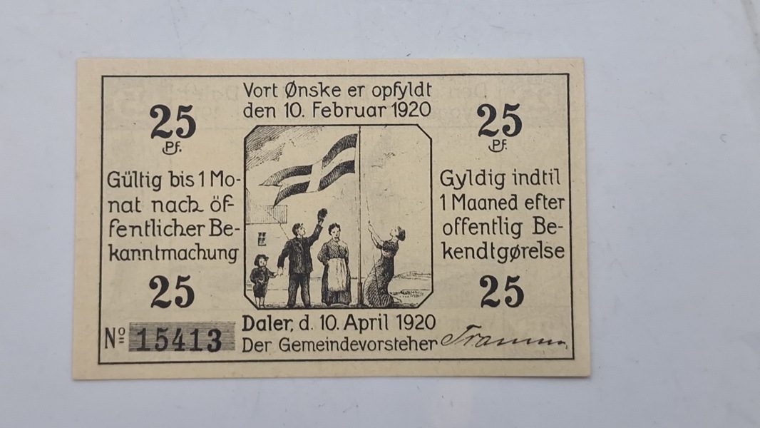 Original nødseddel, Schleswig-Holstein