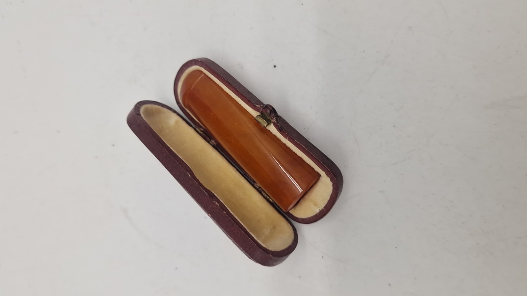 Cigar mundstykke af rav 