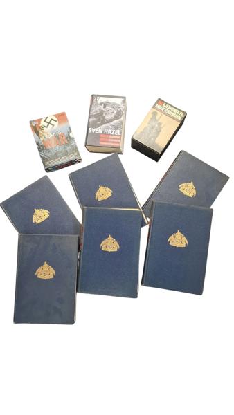 Lot ww2 bøger og dvd boks