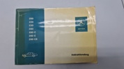 Original Mercedes instruktions bog 
