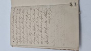 Original “Skudsmaalsbog for Mandfolk" fra 1838. En skudsmålsbog var en obligatorisk kontrolbog for tjenestefolk (også kaldet tyende) i Danmark fra 1833 til 1921. 