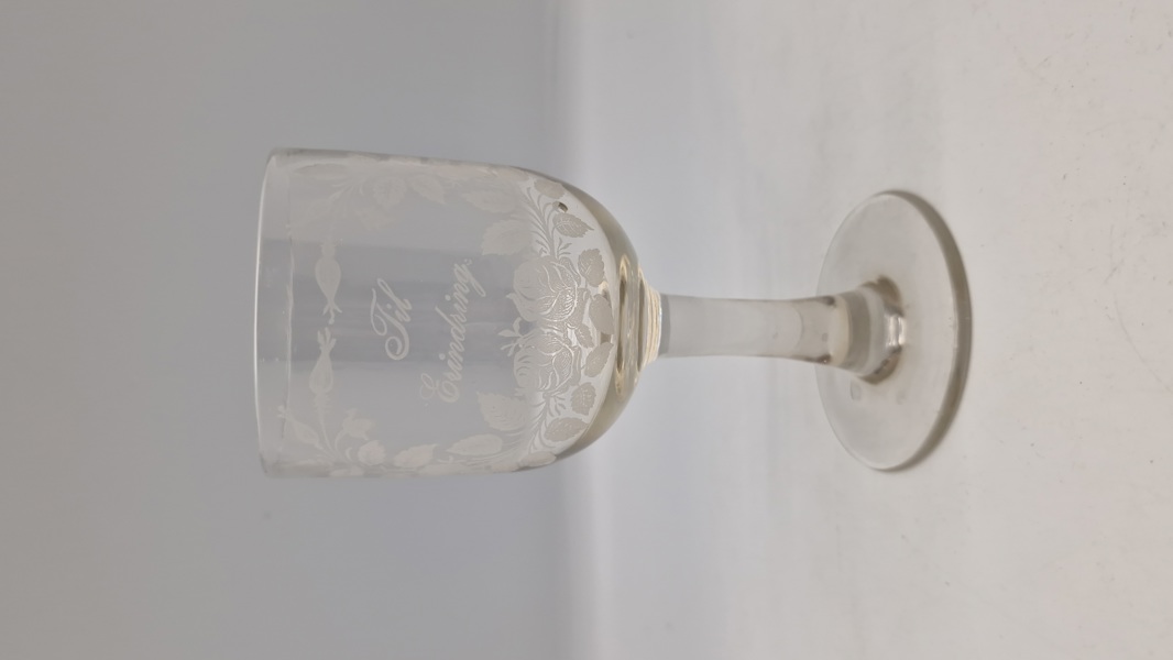 Erindringsglas Kastrup Glasværk 