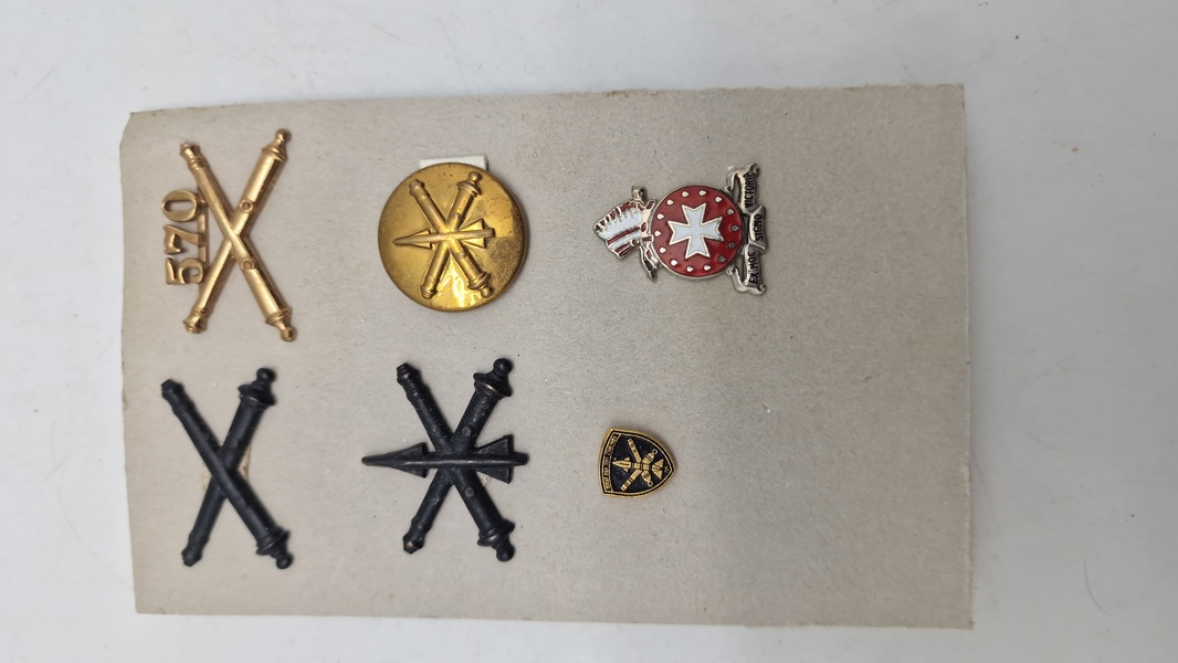 Samling militære mærker 