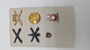 Samling militære mærker 
