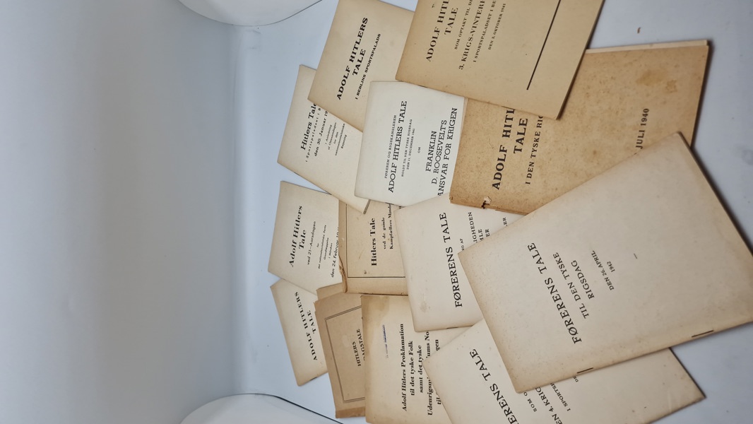 Stor samling originale taler af Adolf Hitler 