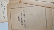 Stor samling originale taler af Adolf Hitler 