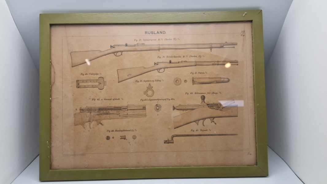 Indrammet våben planche, Rusland 