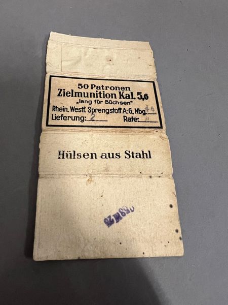 Original Tysk Ammunitions æske 