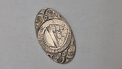 Originalt præmievåbenskjold fra De Danske Skytteforeninger.
