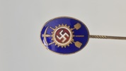 Sjælden original pin fra den danske landsarbejdstjeneste (D.N.S.A.P) 