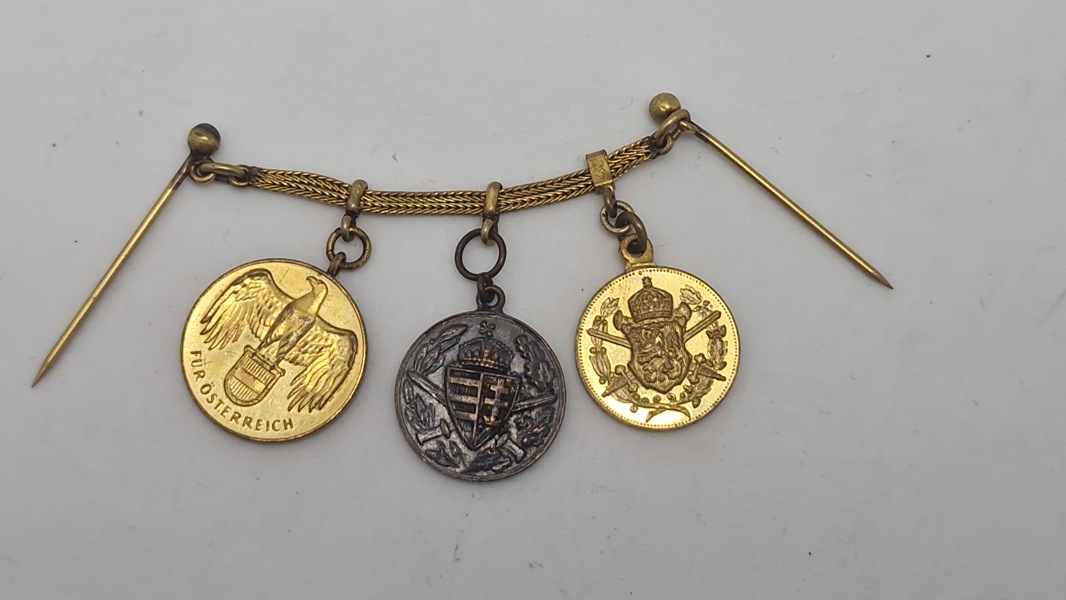 Original tysk ww1 miniture ordenskæde 