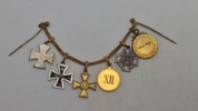 Original tysk ww1 miniture ordenskæde 