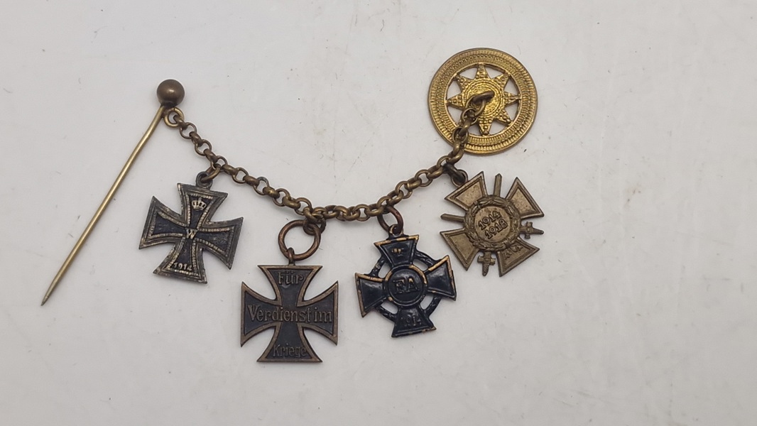 Original tysk ww1 miniture ordenskæde 