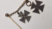 Original tysk ww1 miniture ordenskæde 