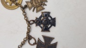 Original tysk ww1 miniture ordenskæde 