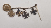 Original tysk ww1 miniture ordenskæde 