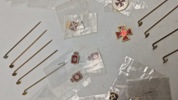 Samling Frimurer pins 