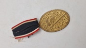 Original KRIEGSDENKMÜNZE - KYFFHÄUSER MEDAILLE "BLANK DIE WEHR-REIN DIE EHR 1914-1918"