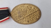 Original KRIEGSDENKMÜNZE - KYFFHÄUSER MEDAILLE "BLANK DIE WEHR-REIN DIE EHR 1914-1918"