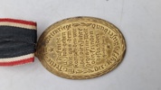 Original KRIEGSDENKMÜNZE - KYFFHÄUSER MEDAILLE "BLANK DIE WEHR-REIN DIE EHR 1914-1918"
