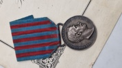 Original Commemorative Medal for den Italo-Tyrkiske Krig samt urkunde