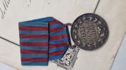 Original Commemorative Medal for den Italo-Tyrkiske Krig samt urkunde